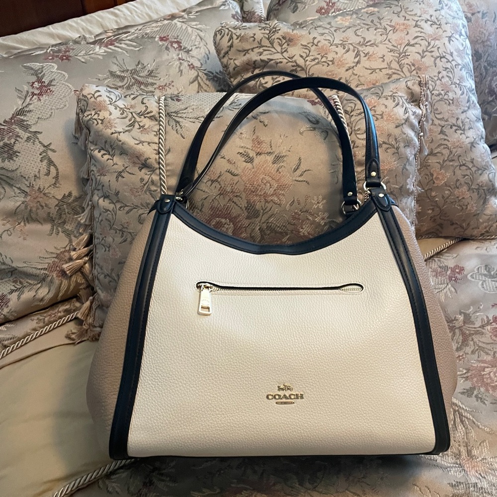 Coach Kristy Shoulder Bag Chalk W/ Colorblock